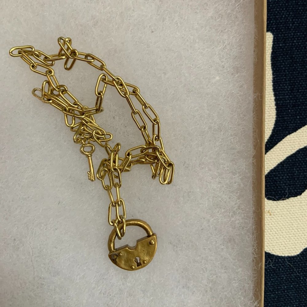 Satomi Studio Gold Locket Necklace